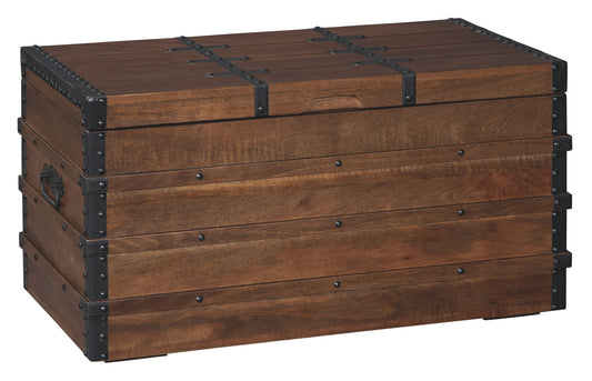 Kettleby - Brown - Storage Trunk - Hornell Furniture Outlet