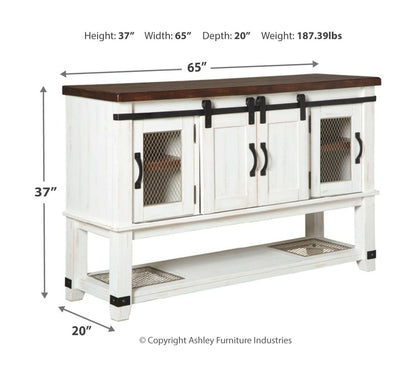 Valebeck - Counter Height Table Set - Hornell Furniture Outlet