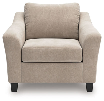 Willarae - Taupe - Chair And A Half - Hornell Furniture Outlet