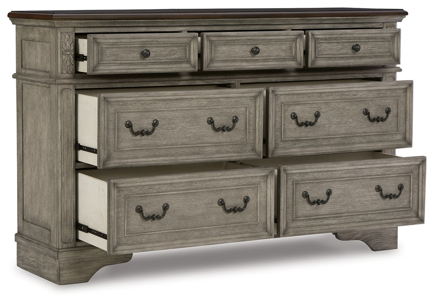 Lodenbay - Antique Gray - Dresser - Hornell Furniture Outlet