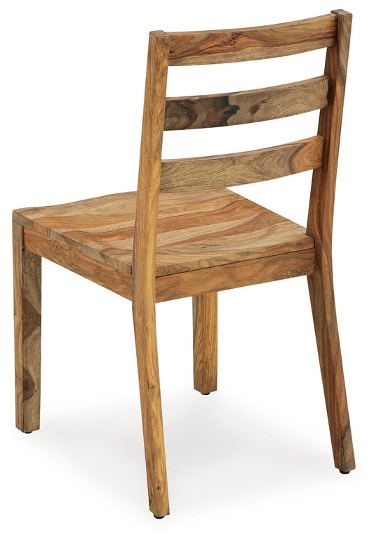 Dressonni - Brown - Dining Room Side Chair (Set of 2) - Hornell Furniture Outlet