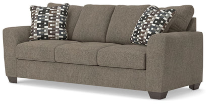 Triston - Peaks - Sofa - Suede - Hornell Furniture Outlet