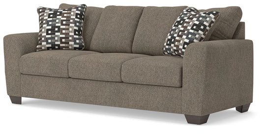 Triston - Peaks - Sofa - Suede - Hornell Furniture Outlet