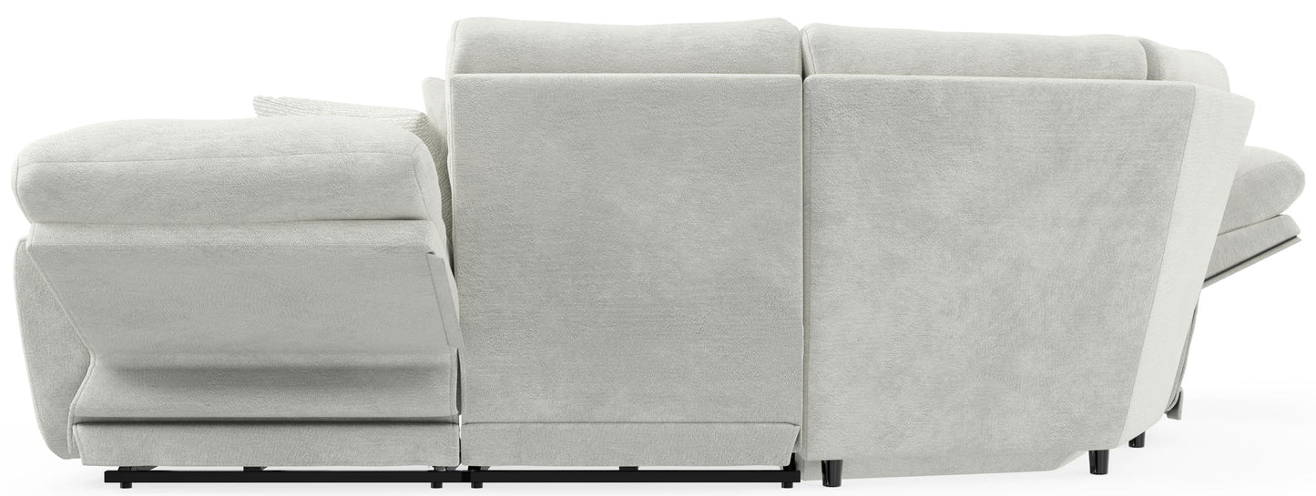 Majesty - Deep Seating Power Reclining Sectional - Hornell Furniture Outlet