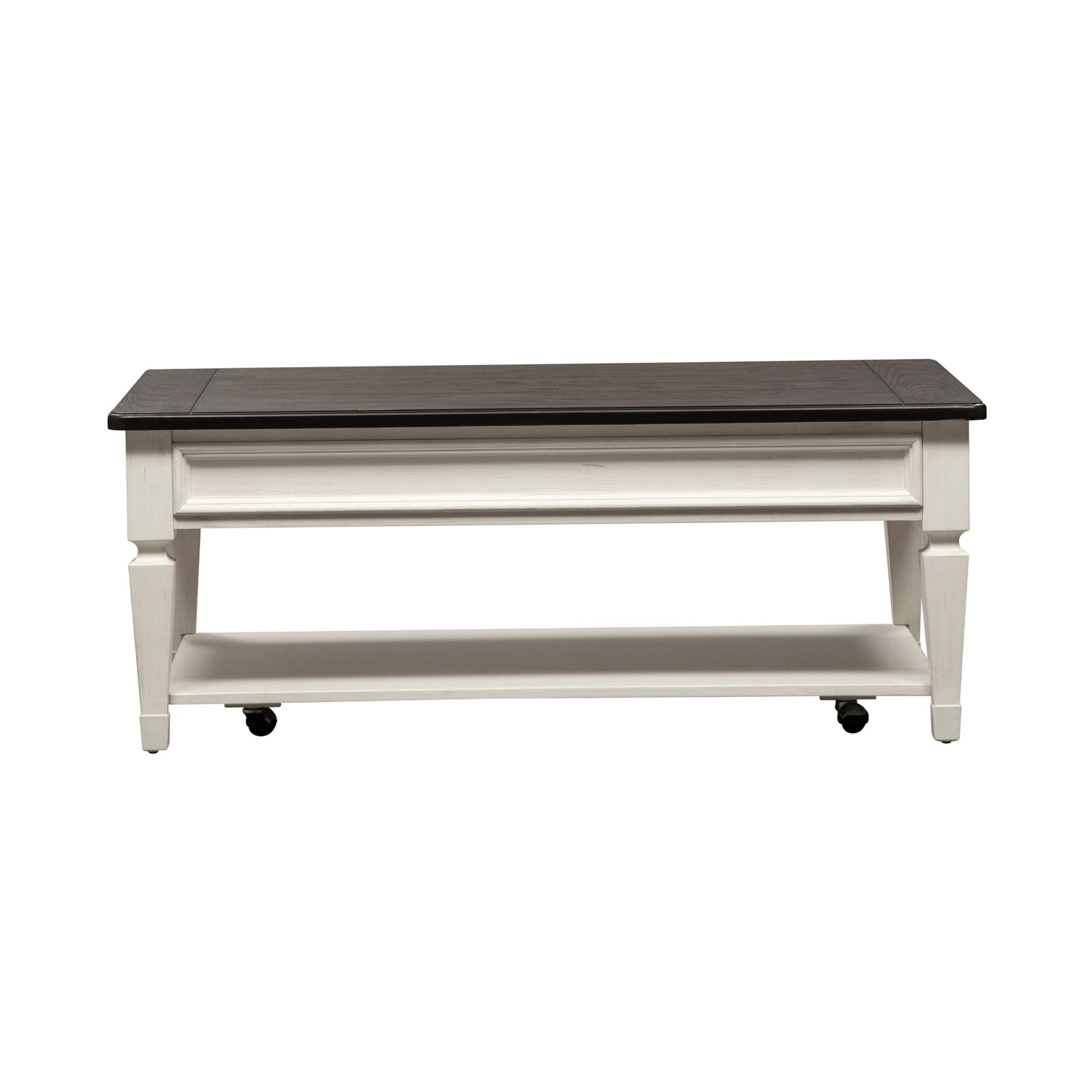 Allyson Park - Rectangular Cocktail Table - White - Hornell Furniture Outlet