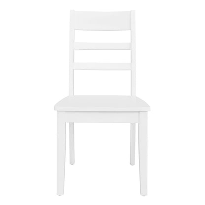 Landale - Ladderback Side Chair (RTA) - White - Hornell Furniture Outlet