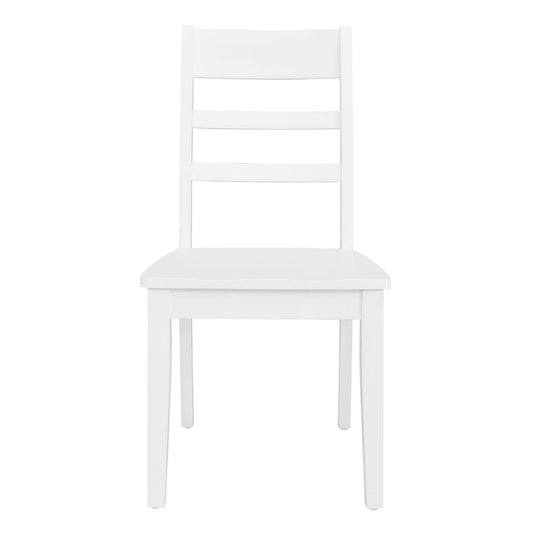 Landale - Ladderback Side Chair (RTA) - White - Hornell Furniture Outlet