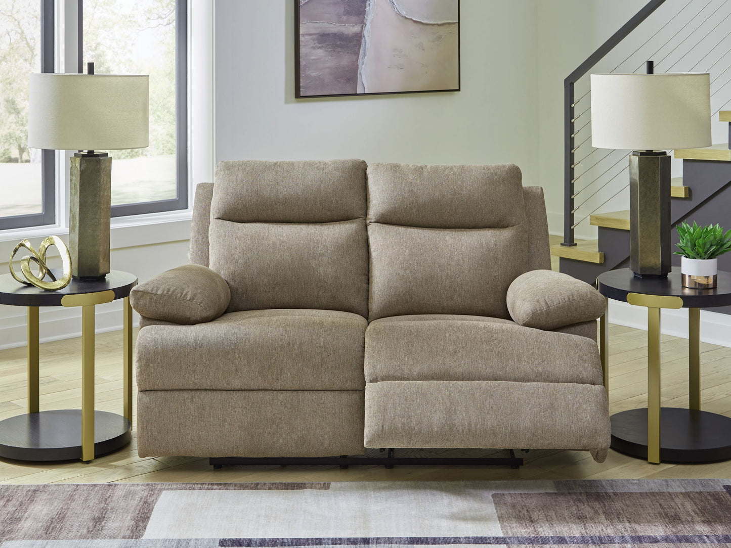 Side - Swipe - Reclining Loveseat - Hornell Furniture Outlet