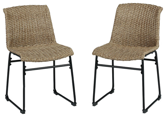 Amaris - Brown / Black - Chair (Set of 2) - Hornell Furniture Outlet
