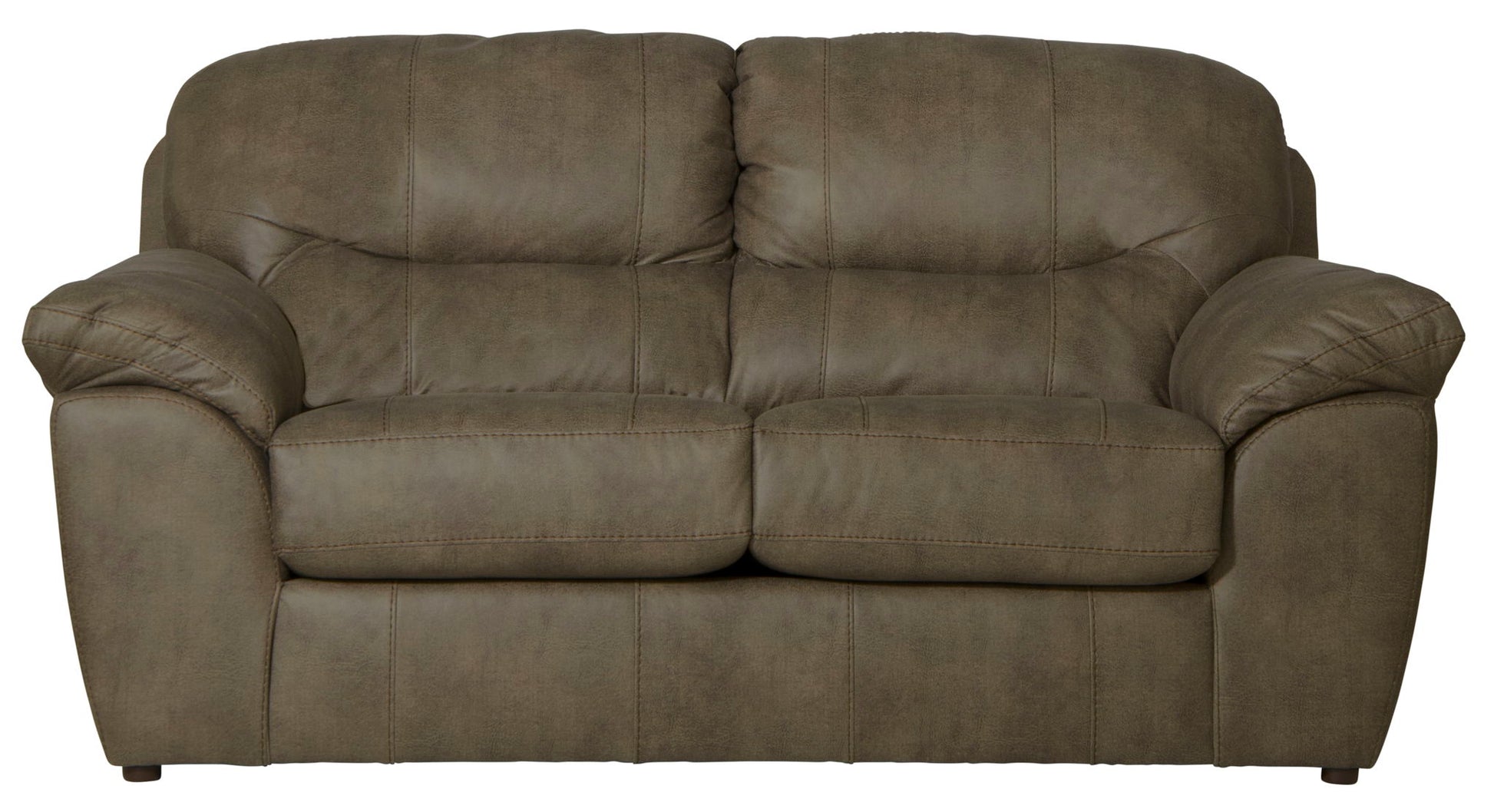 Bradshaw - Loveseat - Mushroom - Hornell Furniture Outlet