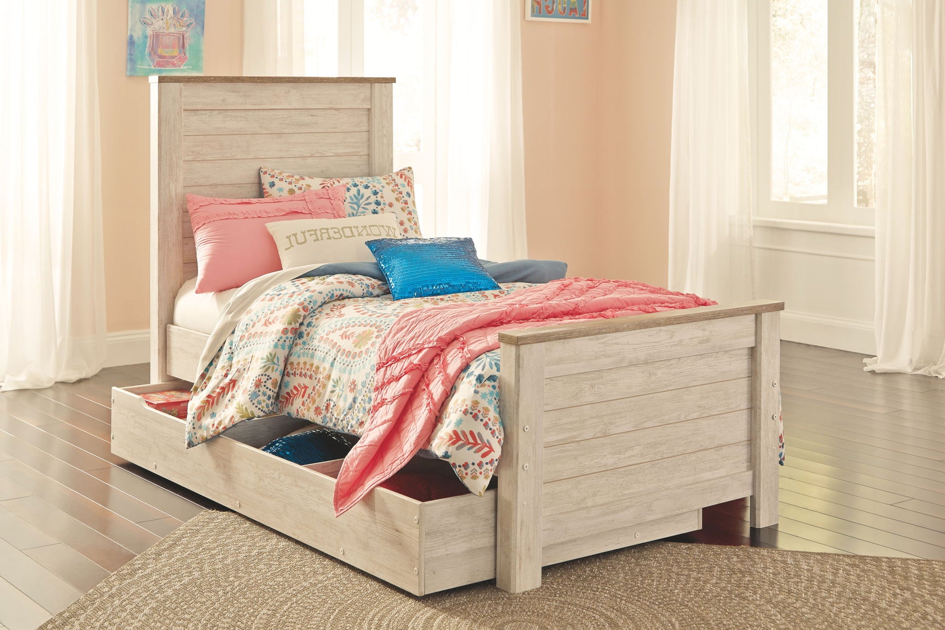 Willowton - Headboard - Hornell Furniture Outlet