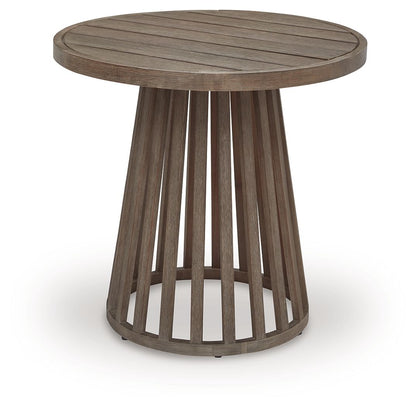 Joy Lagoon - Outdoor Chairs With Cushions/Table (Set of 3) - Beige - Hornell Furniture Outlet