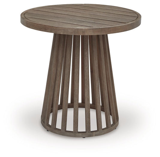 Joy Lagoon - Outdoor Chairs With Cushions/Table (Set of 3) - Beige - Hornell Furniture Outlet