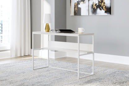 Deznee - White - 48" Home Office Desk - Hornell Furniture Outlet