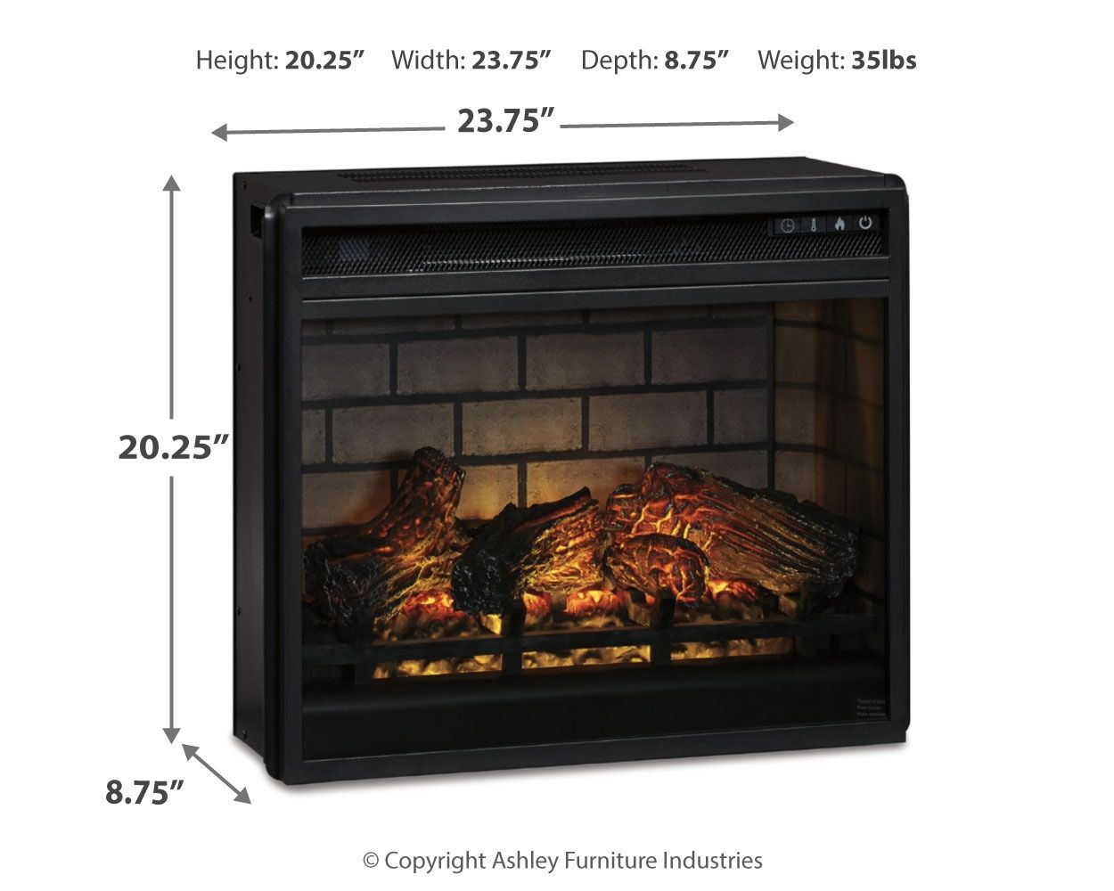 Willowton - Entertainment Center With Fireplace Option - Hornell Furniture Outlet
