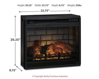 Willowton - Entertainment Center With Fireplace Option - Hornell Furniture Outlet