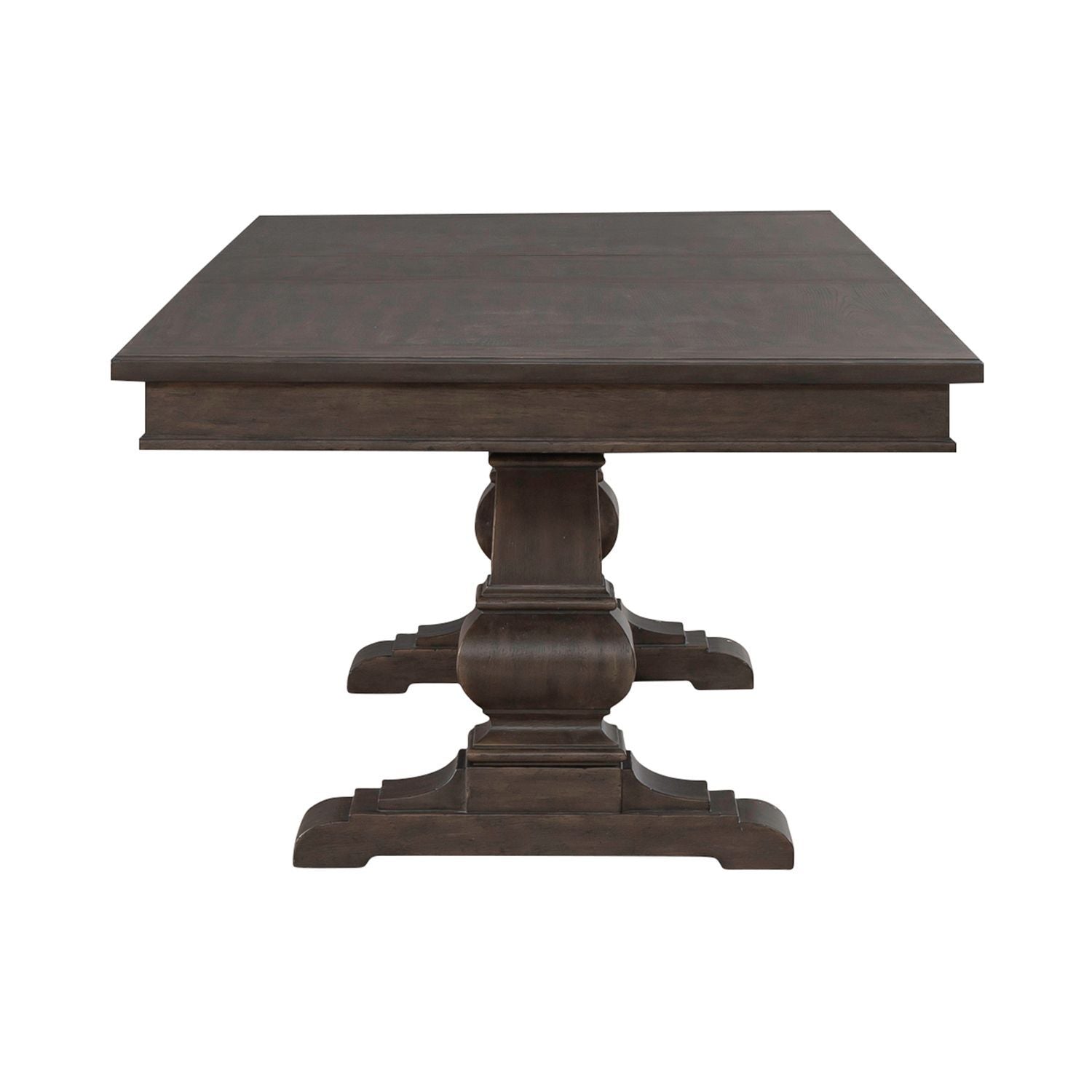 Paradise Valley - Trestle Table - Dark Brown - Hornell Furniture Outlet
