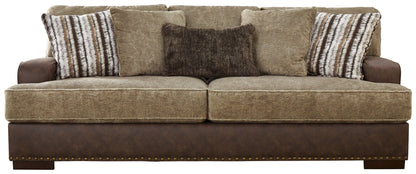 Alesbury - Chocolate - Sofa - Hornell Furniture Outlet