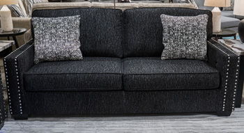 Jasmine Peaks - Coal - Sofa - Hornell Furniture Outlet