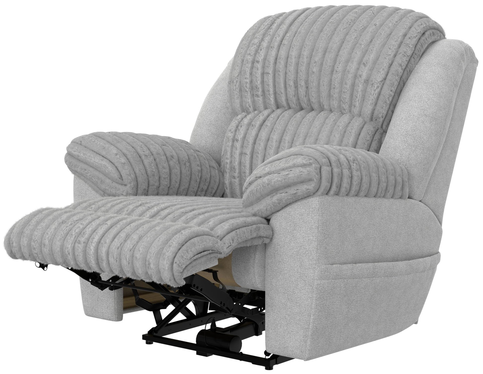 Shaggy - Power Lay Flat Recliner With Zero Gravity - Hornell Furniture Outlet