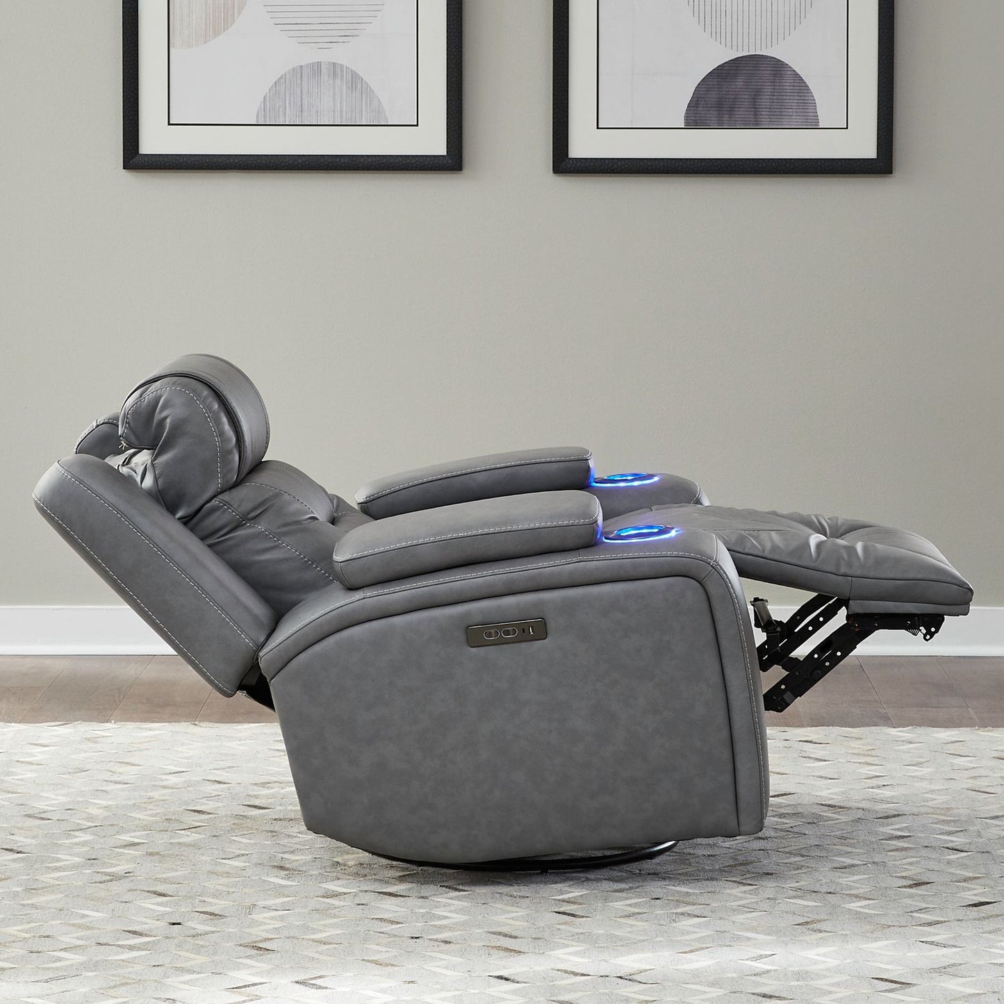 Chapman - Swivel Glider Recliner P2 - Hornell Furniture Outlet