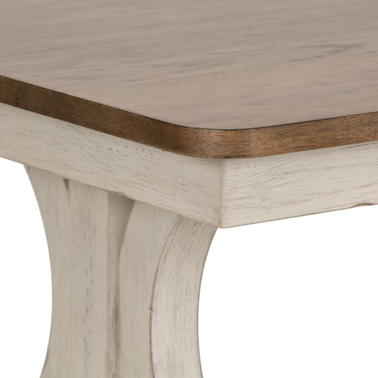 Farmhouse Reimagined - Rectangular Cocktail Table - White - Hornell Furniture Outlet