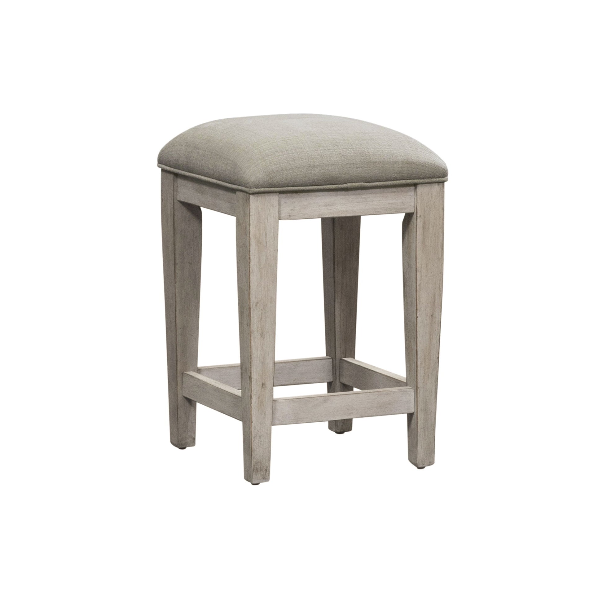 Heartland - Upholstered Console Stool - White - Hornell Furniture Outlet