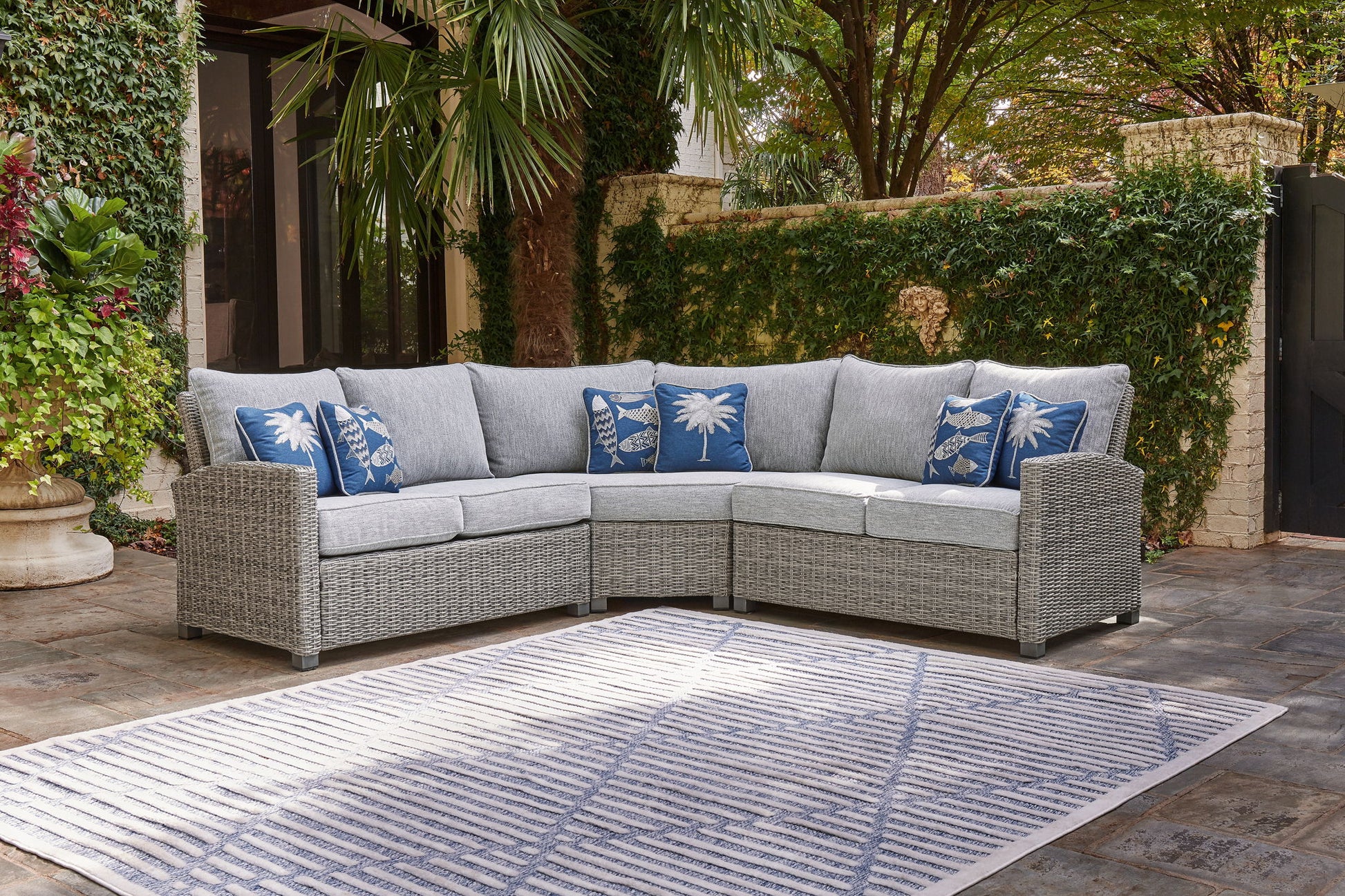 Naples Beach - Sectional Lounge - Hornell Furniture Outlet