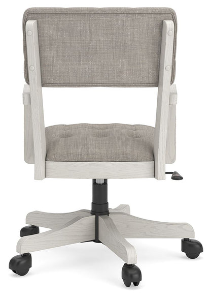 Robbinsdale - Antique White - Home Office Desk Chair - Hornell Furniture Outlet