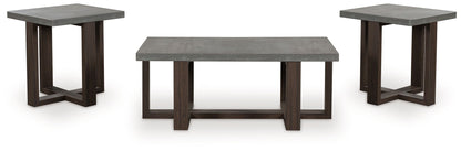 Dynnford - Gray / Brown - Occasional Table Set (Set of 3) - Hornell Furniture Outlet