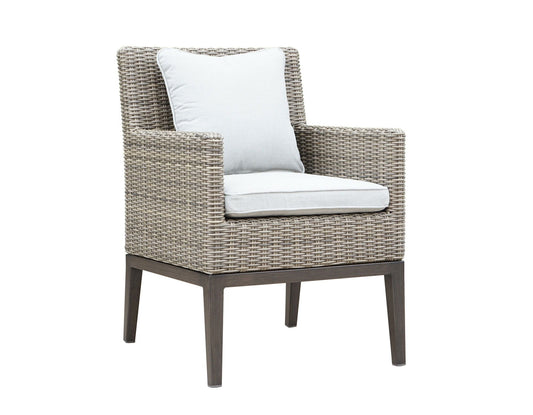 Marina - Patio Arm Chair (Set of 2) - Brown Light - Hornell Furniture Outlet