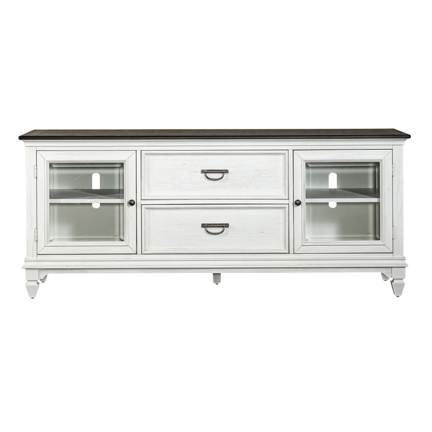 Allyson Park - Entertainment TV Stand - White - Hornell Furniture Outlet