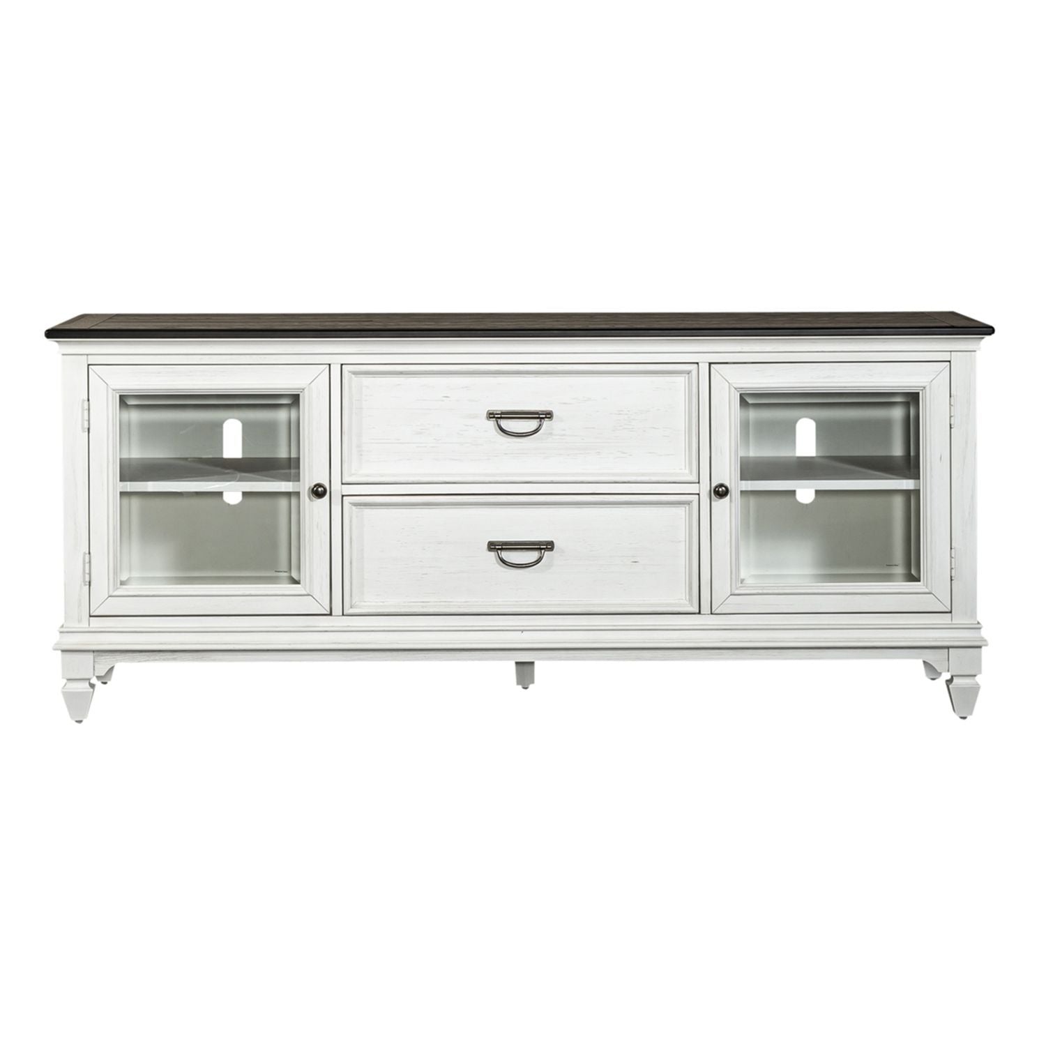 Allyson Park - Entertainment TV Stand - White - Hornell Furniture Outlet