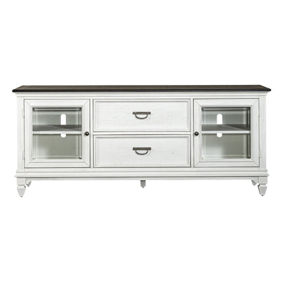 Allyson Park - Entertainment TV Stand - White - Hornell Furniture Outlet