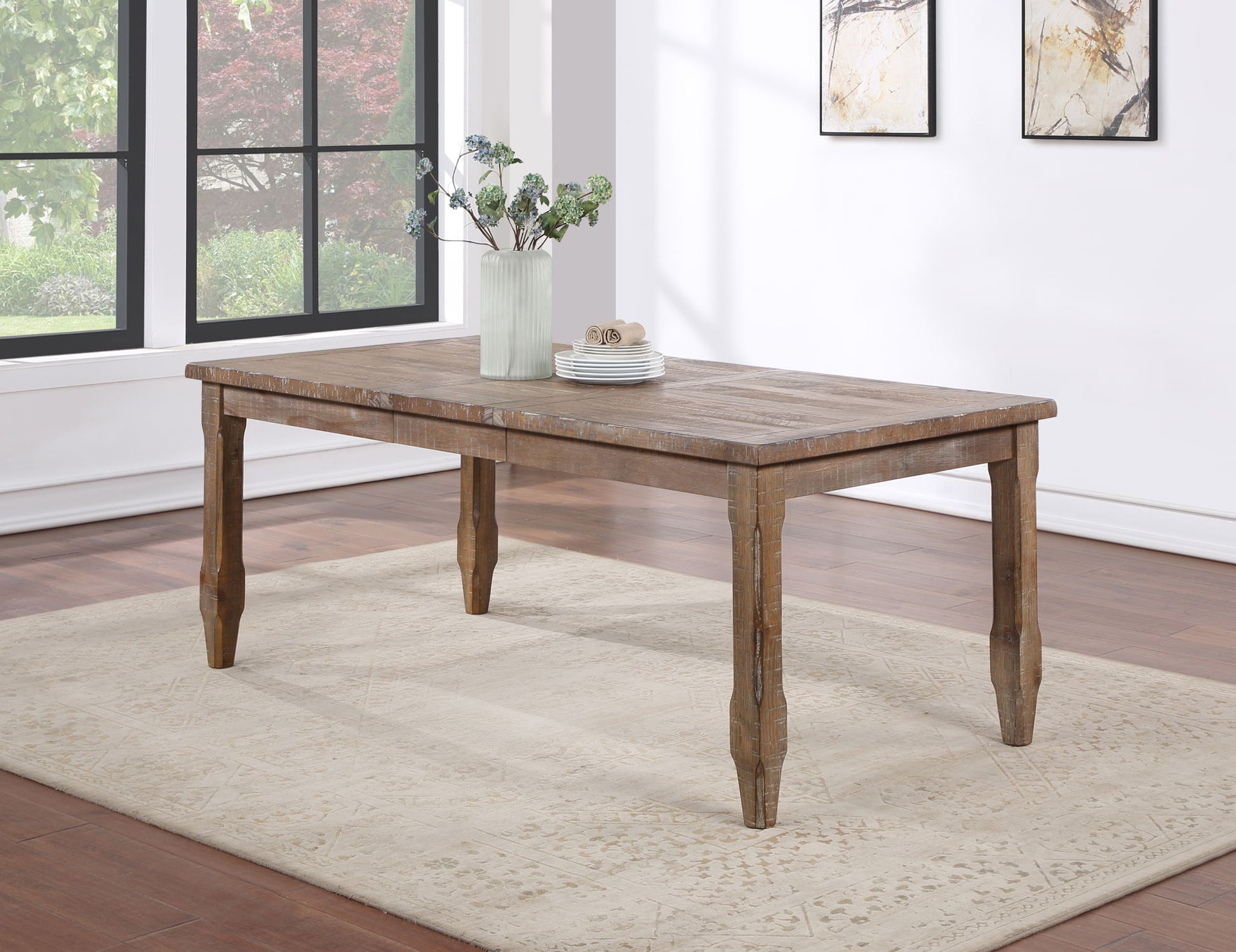Riverdale - Dining Table - Driftwood - Hornell Furniture Outlet