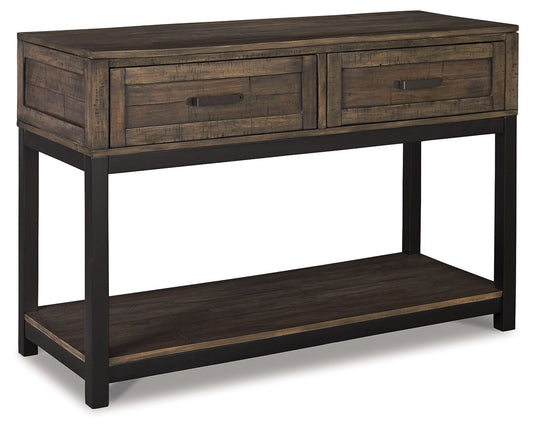 Johurst - Sofa Table - Grayish Brown - Hornell Furniture Outlet