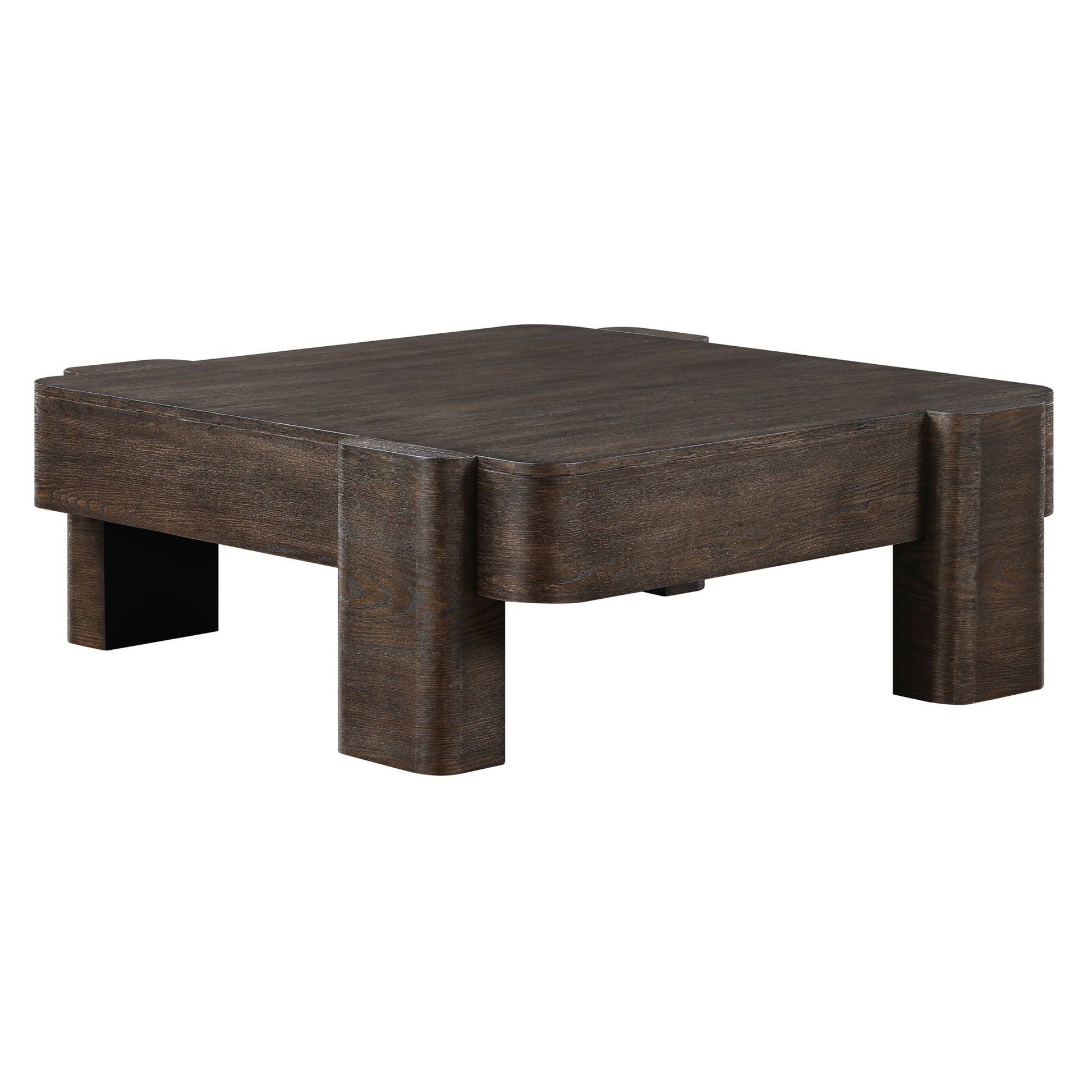 Salina - Square 3 Piece Occasional Set - Espresso - Hornell Furniture Outlet