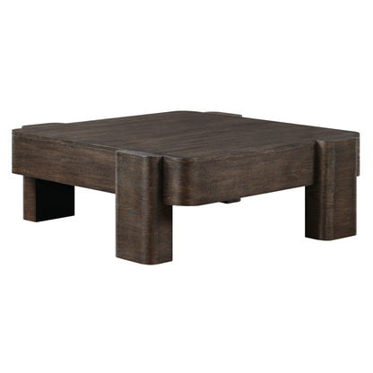 Salina - Square 3 Piece Occasional Set - Espresso - Hornell Furniture Outlet