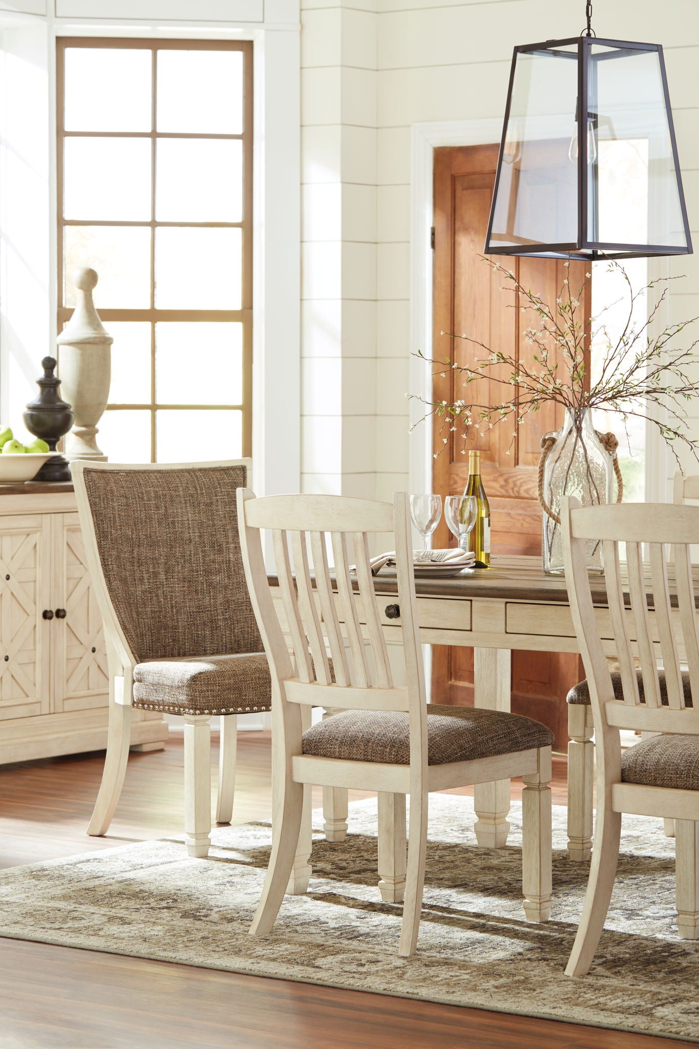 Bolanburg - Rectangular Dining Room Table - Beige - Hornell Furniture Outlet