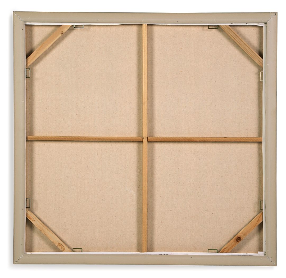 Weatheridge - Grey / Gold - Wall Art - Hornell Furniture Outlet
