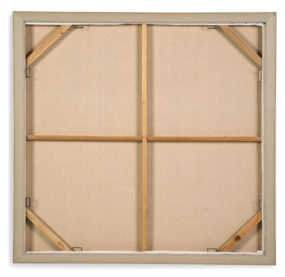 Weatheridge - Grey / Gold - Wall Art - Hornell Furniture Outlet