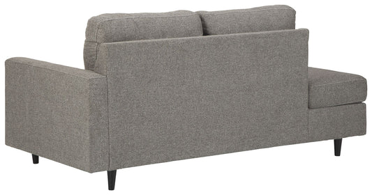 Lyman - Graphite - RAF Corner Chaise - Hornell Furniture Outlet