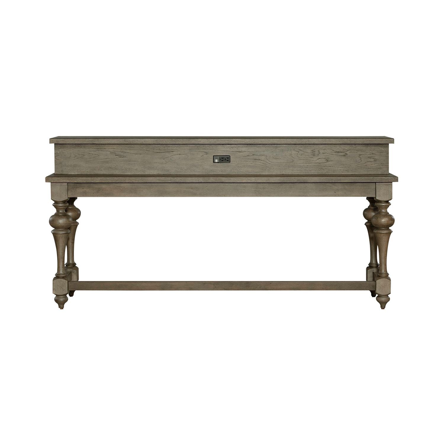 Americana Farmhouse - Console Bar Table - Light Brown - Hornell Furniture Outlet