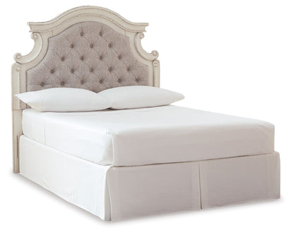 Realyn - Full UPH Panel Headboard - Chipped White - Hornell Furniture Outlet