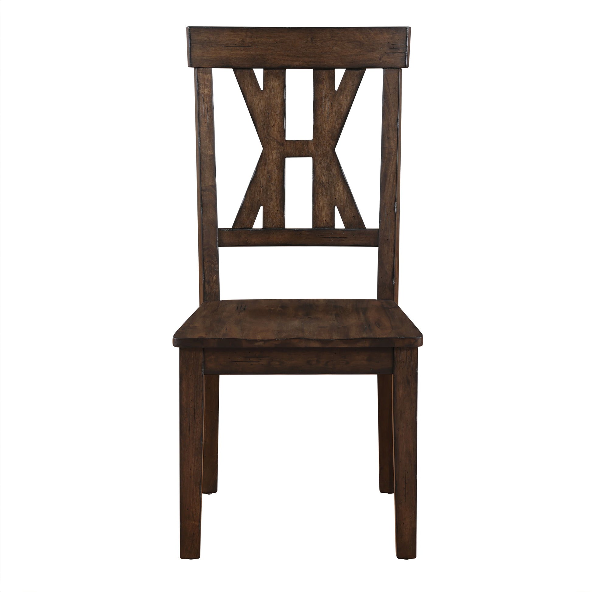 Auburn - Side Chair (Set of 2) - Dark Brown - Hornell Furniture Outlet