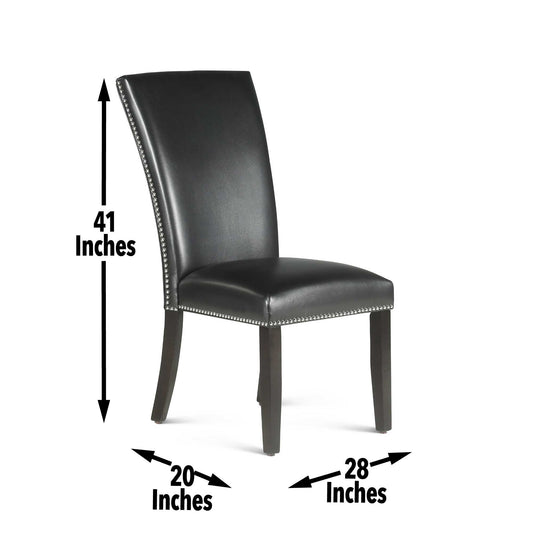 Finley - Side Chair (Set of 2) - Black - Hornell Furniture Outlet