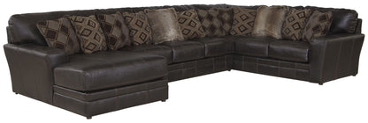 Denali - Italian Leather Match Sectional - Hornell Furniture Outlet