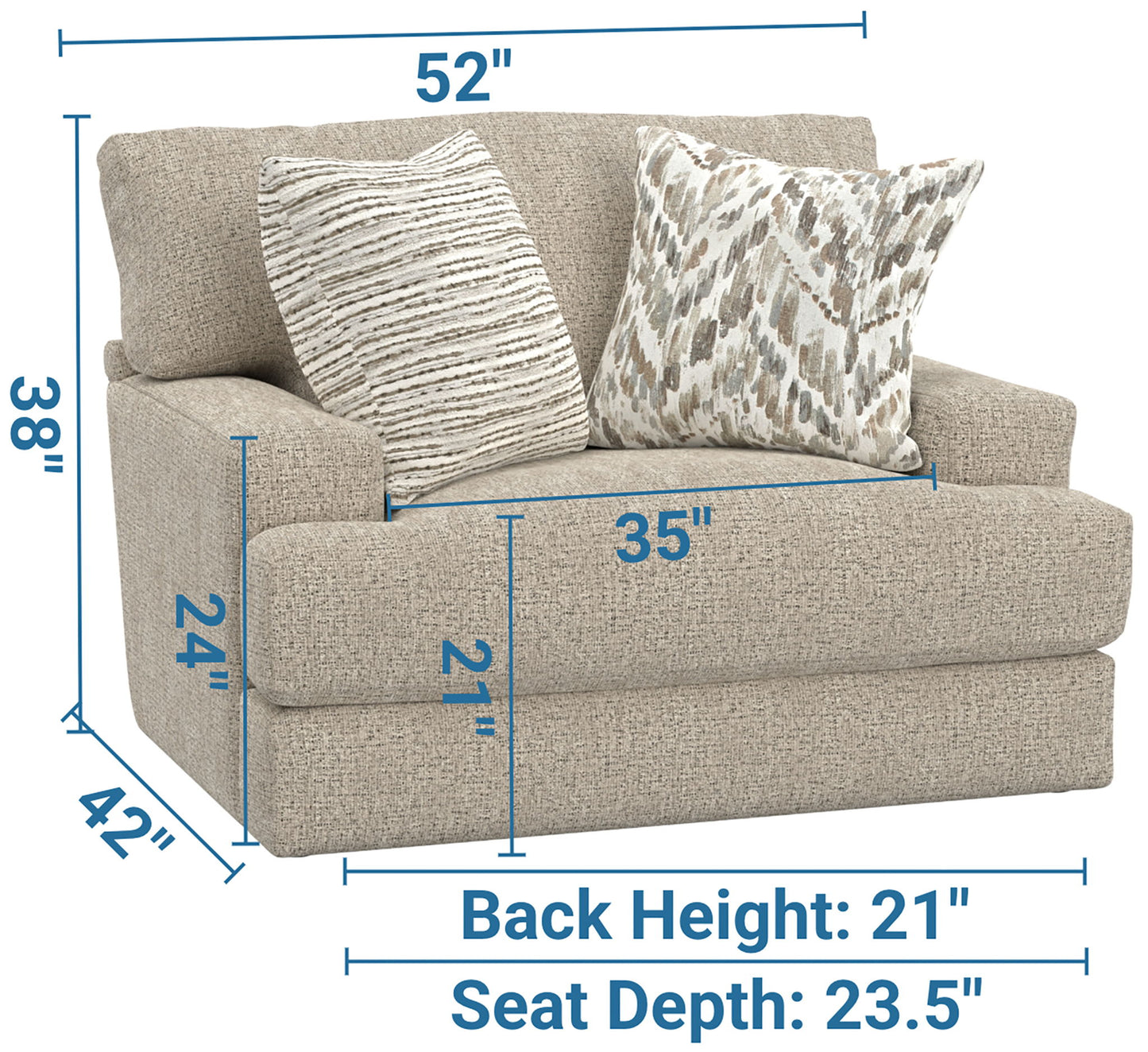 Brett - Chair 1/2 - Hornell Furniture Outlet