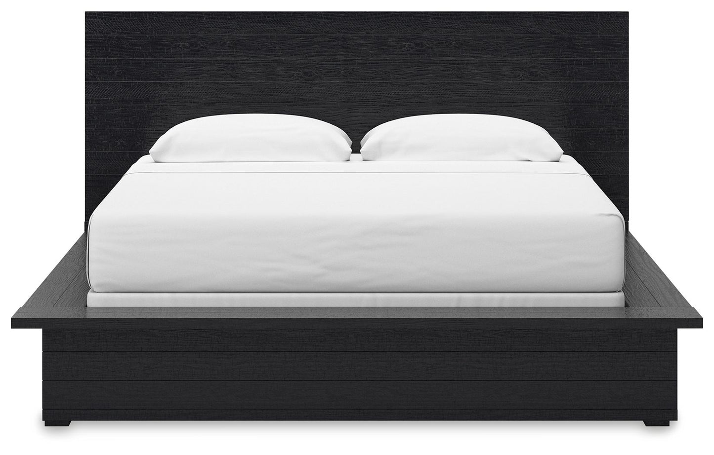 Londer - Black - King Panel Bed - Hornell Furniture Outlet