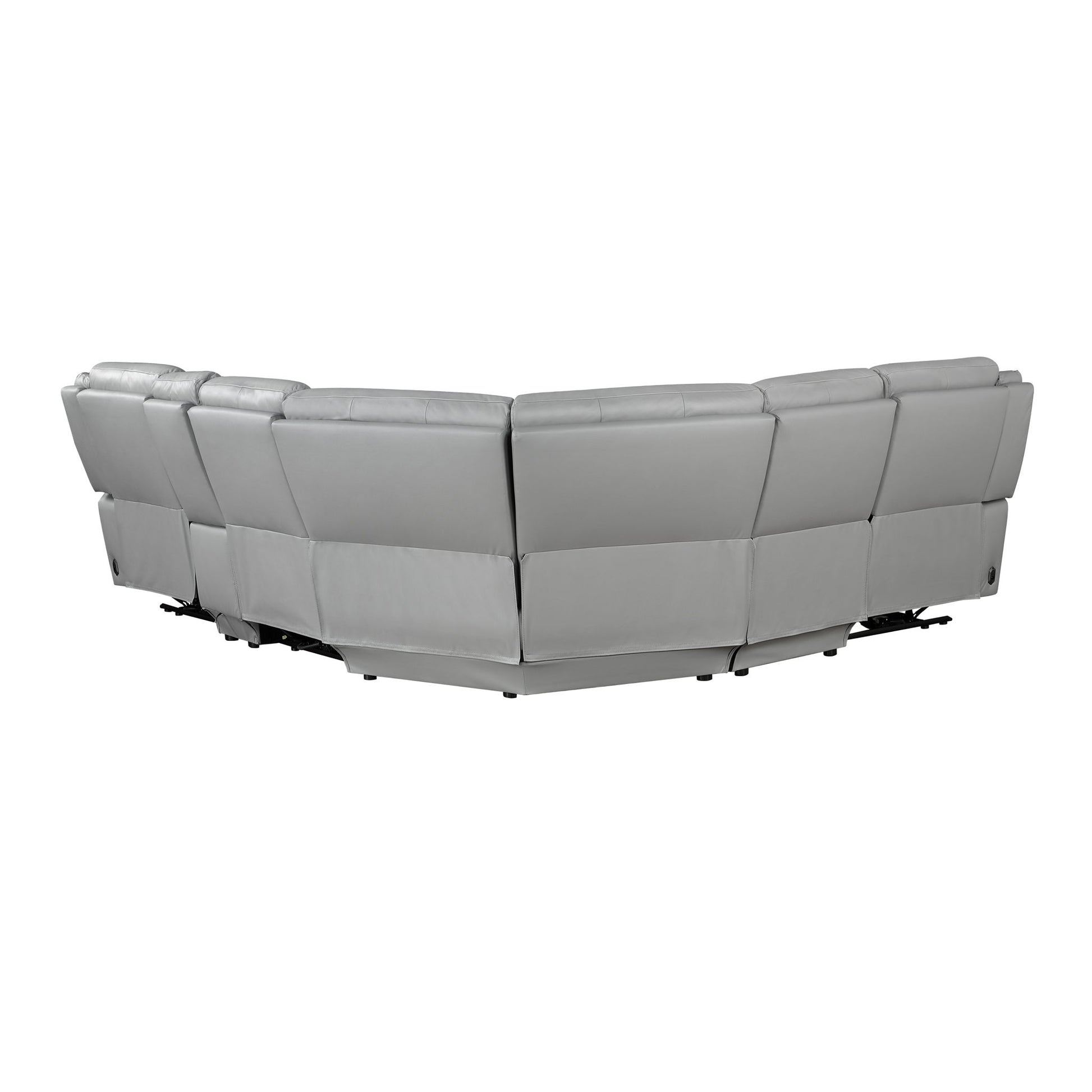 Alexandria - Leather Power Sectional - Hornell Furniture Outlet